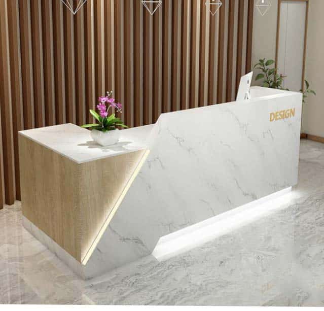 Thiết kế quầy thu ngân gỗ công nghiệp 4 Thiết kế quầy thu ngân gỗ công nghiệp 4