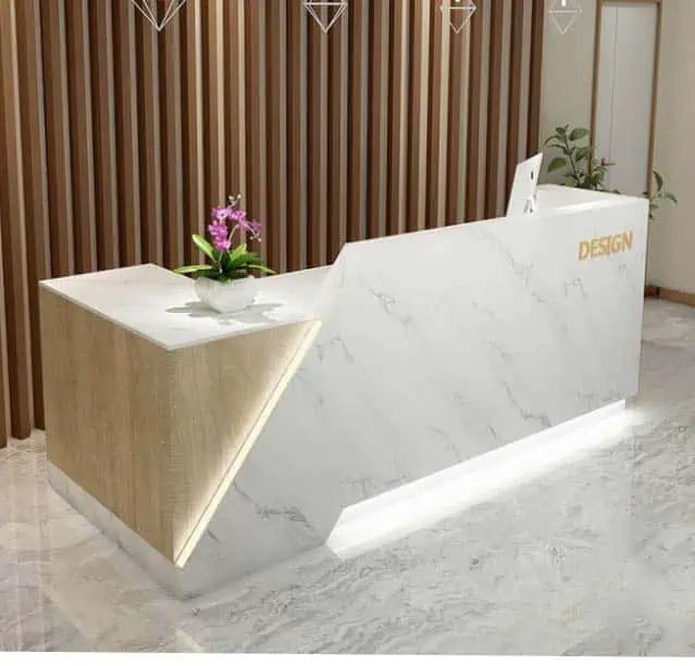 Thiết kế quầy thu ngân gỗ công nghiệp 5 Thiết kế quầy thu ngân gỗ công nghiệp 5