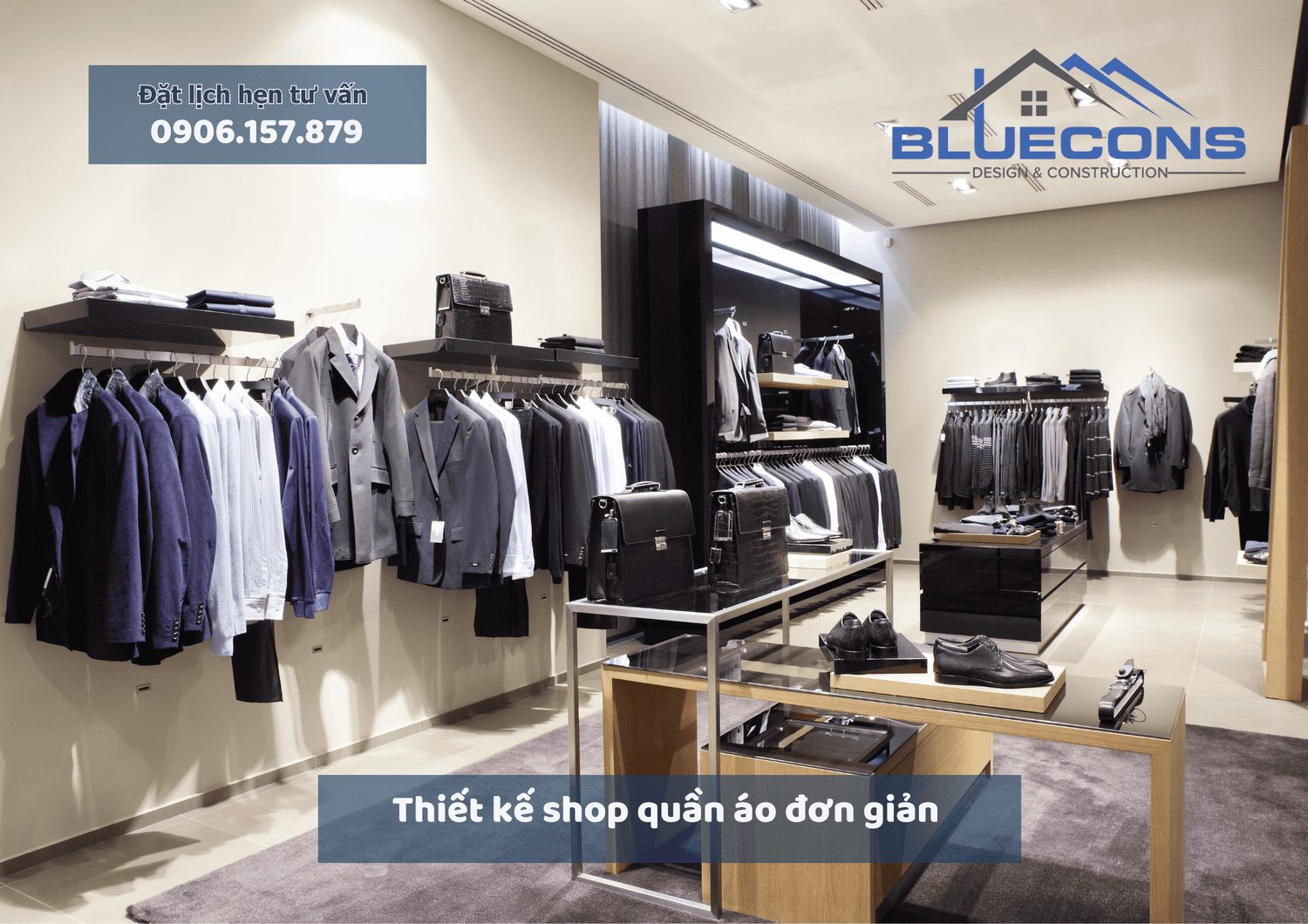Thiết kế shop quần áo đơn giản đẹp giúp doanh số tăng vượt trội trên thị trường 2024