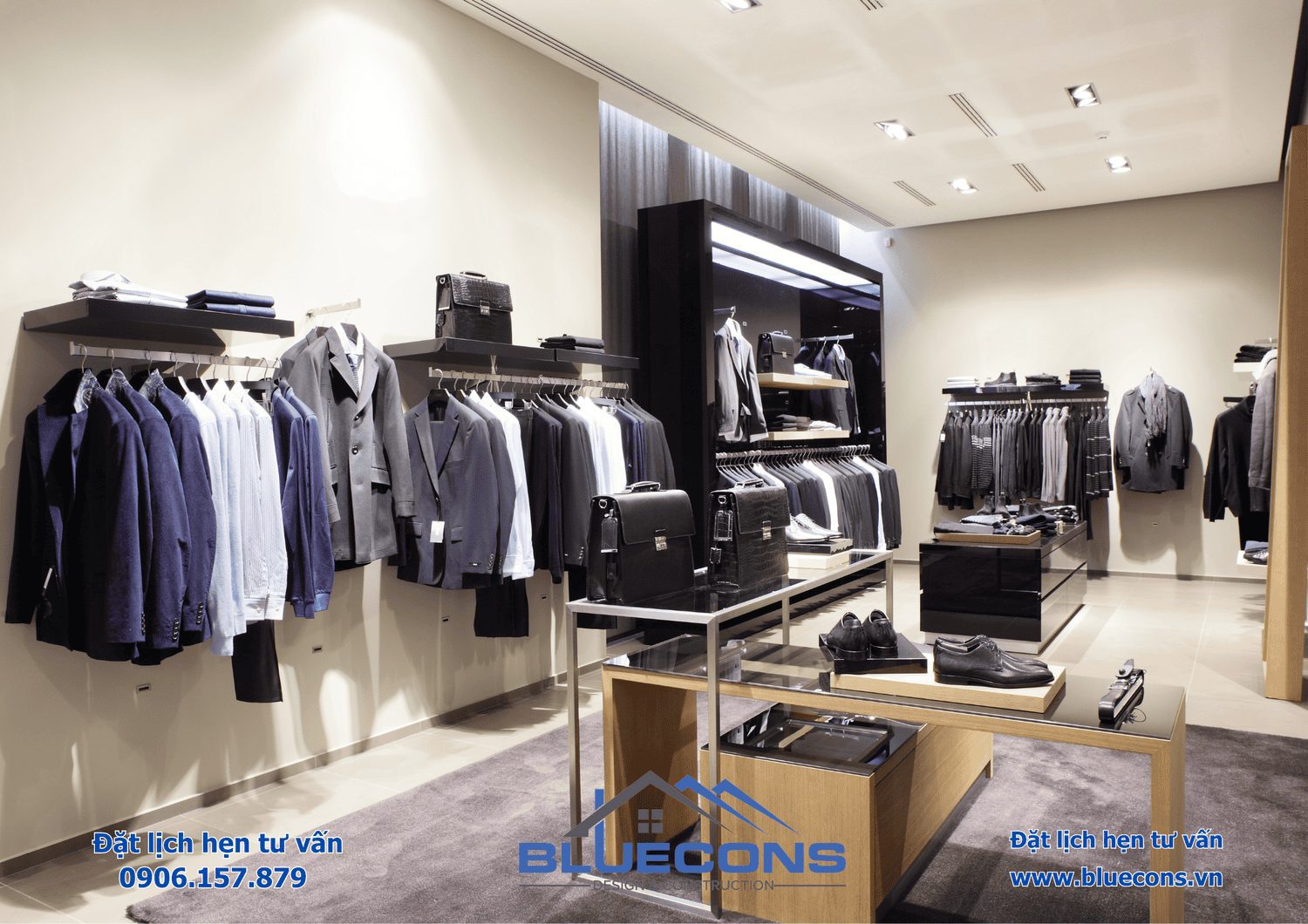 Thiết kế shop quần áo nhỏ, thiết kế shop thời trang 10m2 đẹp nhất 2024