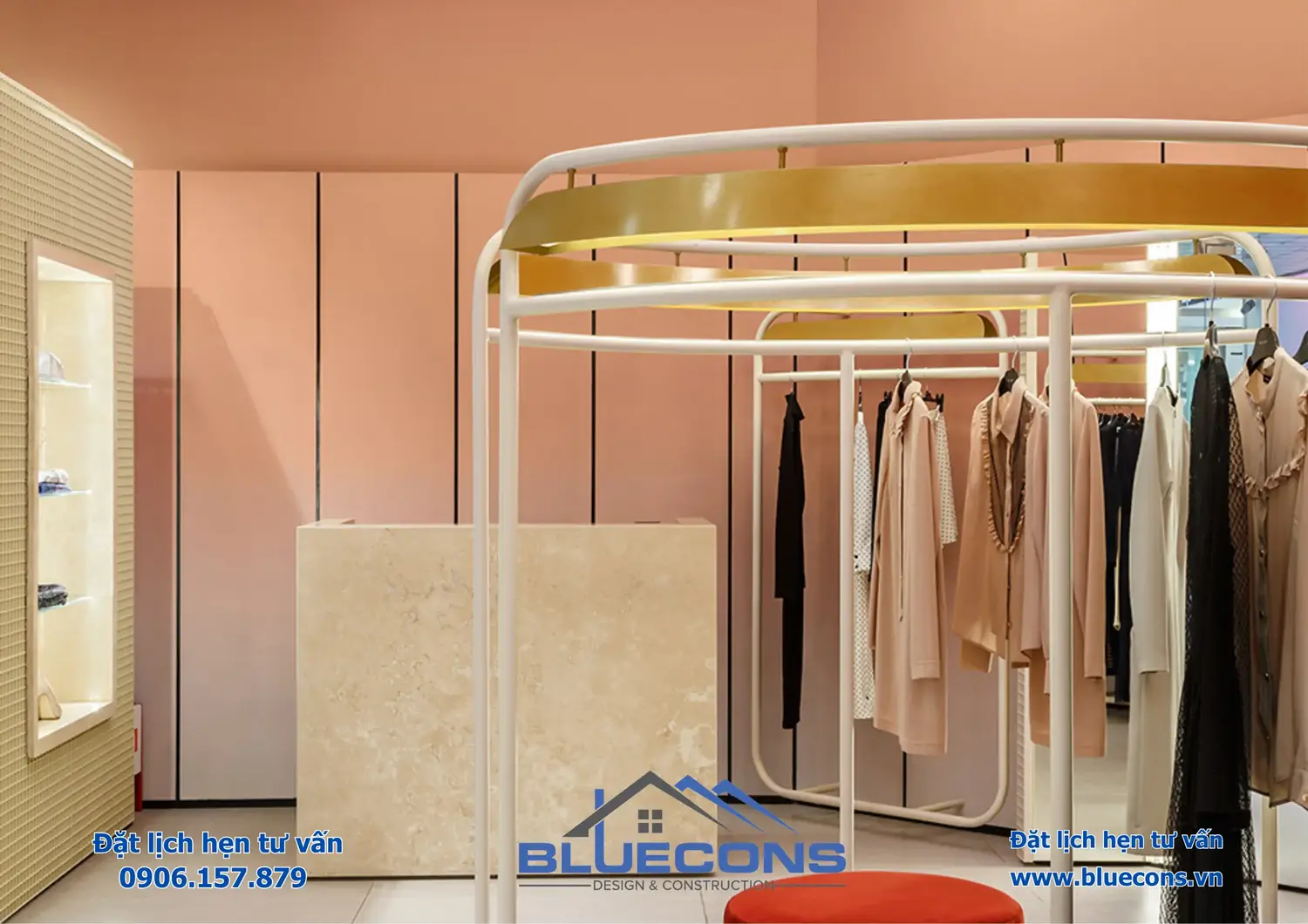Thiết kế shop quần áo nhỏ, thiết kế shop thời trang 10m2 đẹp nhất 2024 5 Thiết kế shop quần áo nhỏ, thiết kế shop thời trang 10m2 đẹp nhất 2024