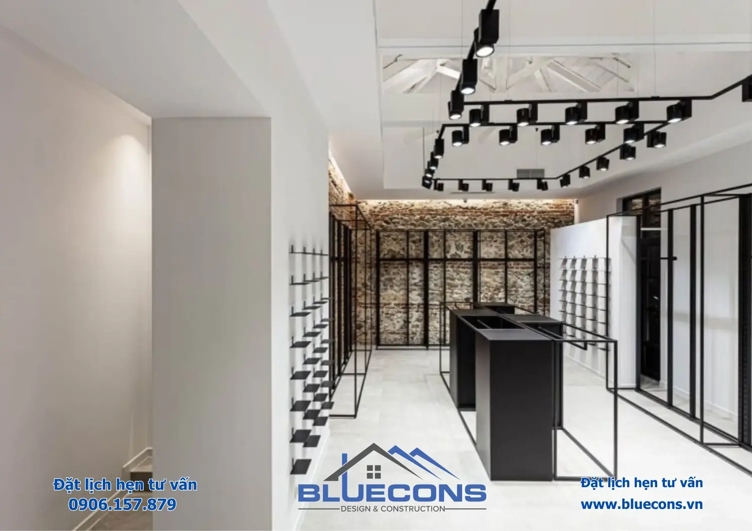 Thiết kế shop quần áo nhỏ, thiết kế shop thời trang 10m2 đẹp nhất 2024 4 Thiết kế shop quần áo nhỏ, thiết kế shop thời trang 10m2 đẹp nhất 2024