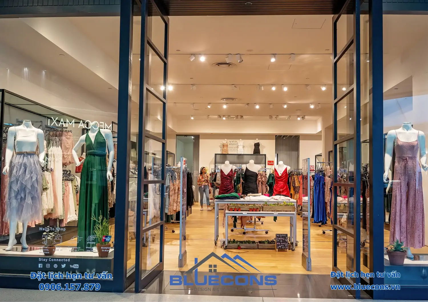 Thiết kế shop quần áo nhỏ, thiết kế shop thời trang 10m2 đẹp nhất 2024 8 Thiết kế shop quần áo nhỏ, thiết kế shop thời trang 10m2 đẹp nhất 2024