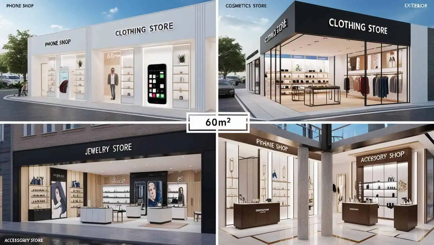 Thiết kế thi công cửa hàng điện thoại (3) Thiết kế thi công cửa hàng điện thoại (3)