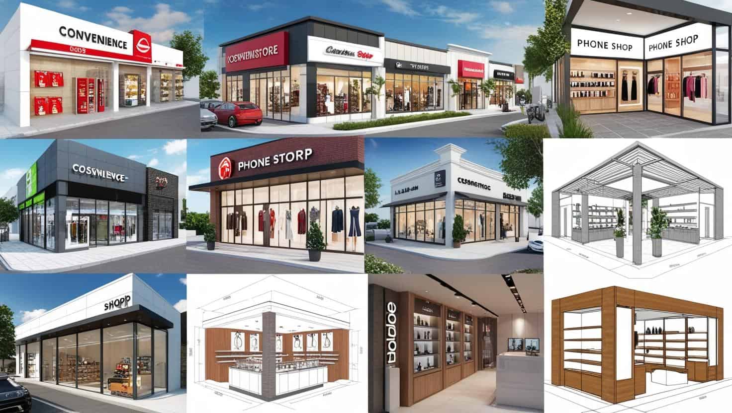 Thiết kế thi công shop quần áo (3) Thiết kế thi công shop quần áo (3)