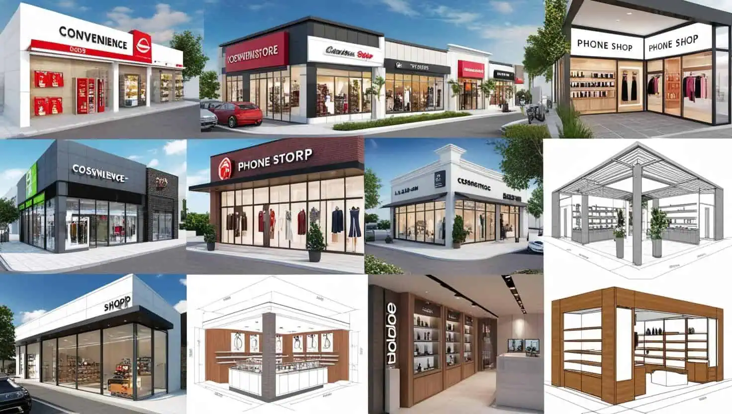 Thiết kế thi công shop quần áo (3) Thiết kế thi công shop quần áo (3)