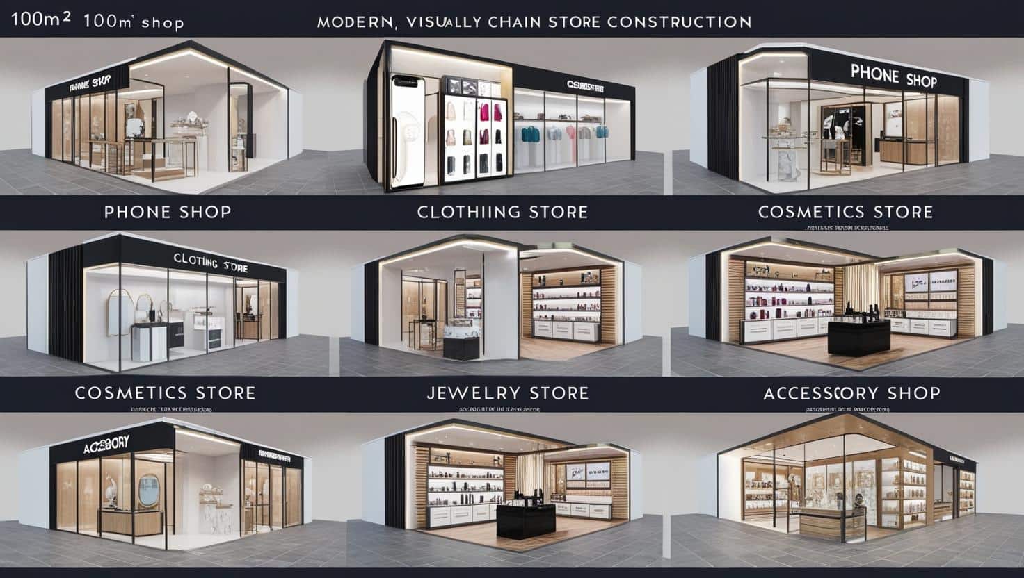 Thiết kế thi công shop quần áo (4) Thiết kế thi công shop quần áo (4)