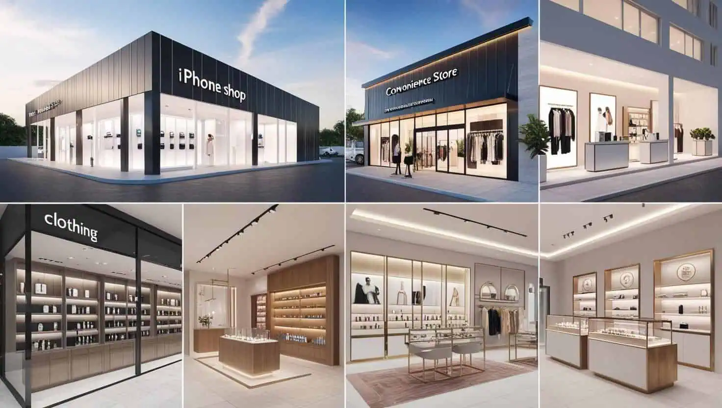 Thiết kế thi công shop quần áo (5) Thiết kế thi công shop quần áo (5)