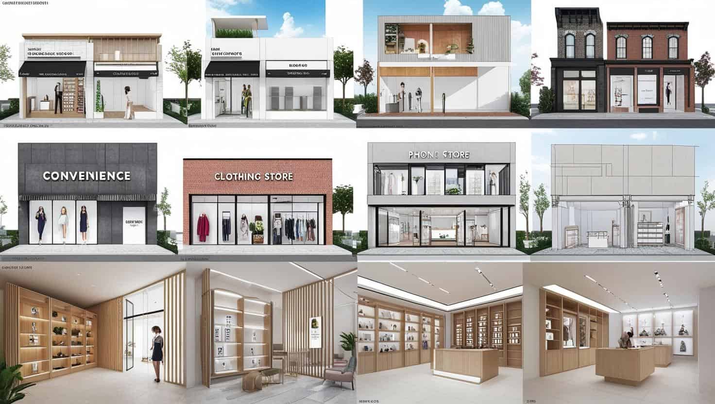 Thiết kế và thi công cửa hàng trọn gói Thiết kế và thi công cửa hàng trọn gói