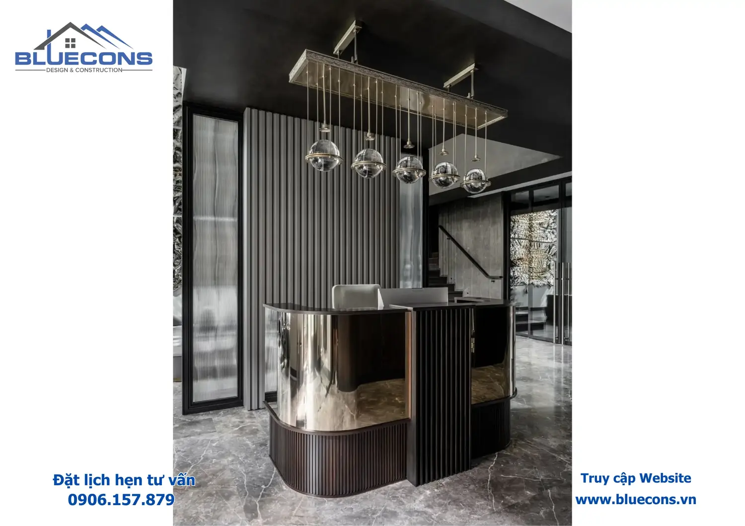 Quầy lễ tân đơn giản rẻ đẹp, Tiện ích mẫu quầy lễ tân đơn giản 2024