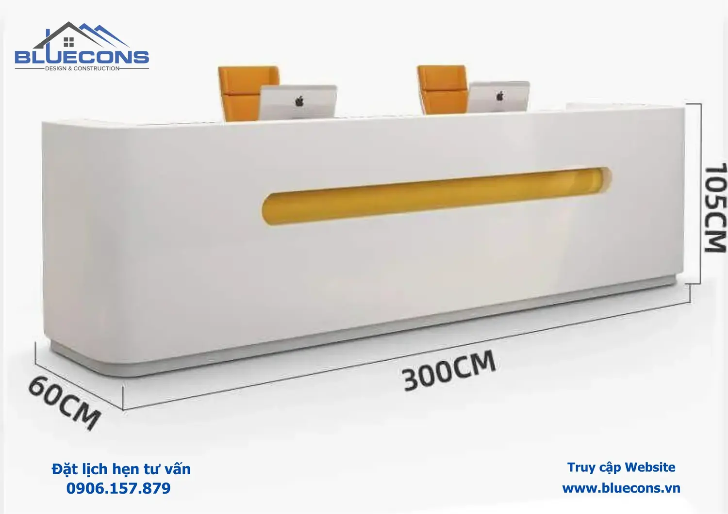 Quầy lễ tân đơn giản rẻ đẹp, Tiện ích mẫu quầy lễ tân đơn giản 2024