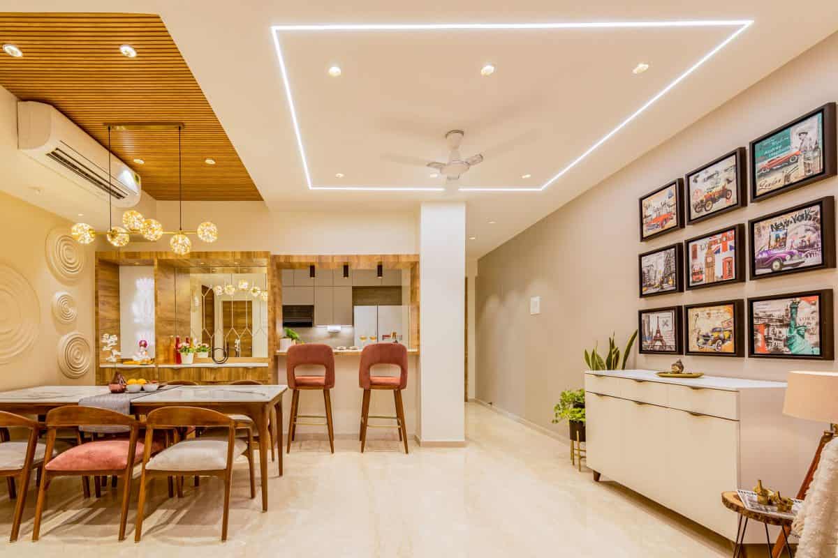 Top 10 mẫu trần thạch cao phòng khách đẹp 2025 5 Top 10 mẫu trần thạch cao phòng khách đẹp 2025 5