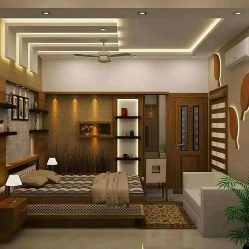 Trần thạch cao phòng ngủ hiện đại 3 Trần thạch cao phòng ngủ hiện đại 3