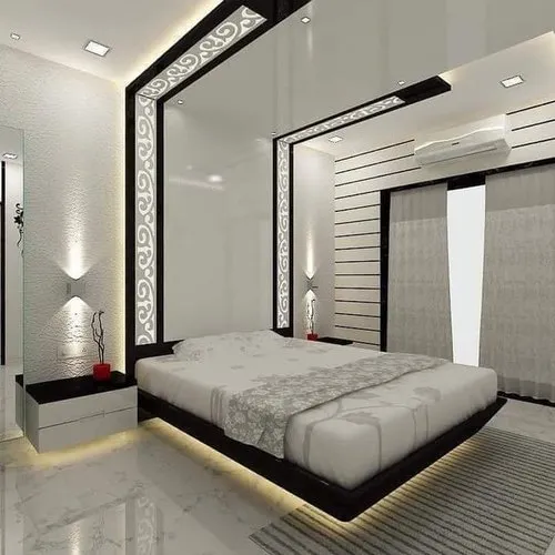 Trần thạch cao phòng ngủ hiện đại 7 Trần thạch cao phòng ngủ hiện đại 7