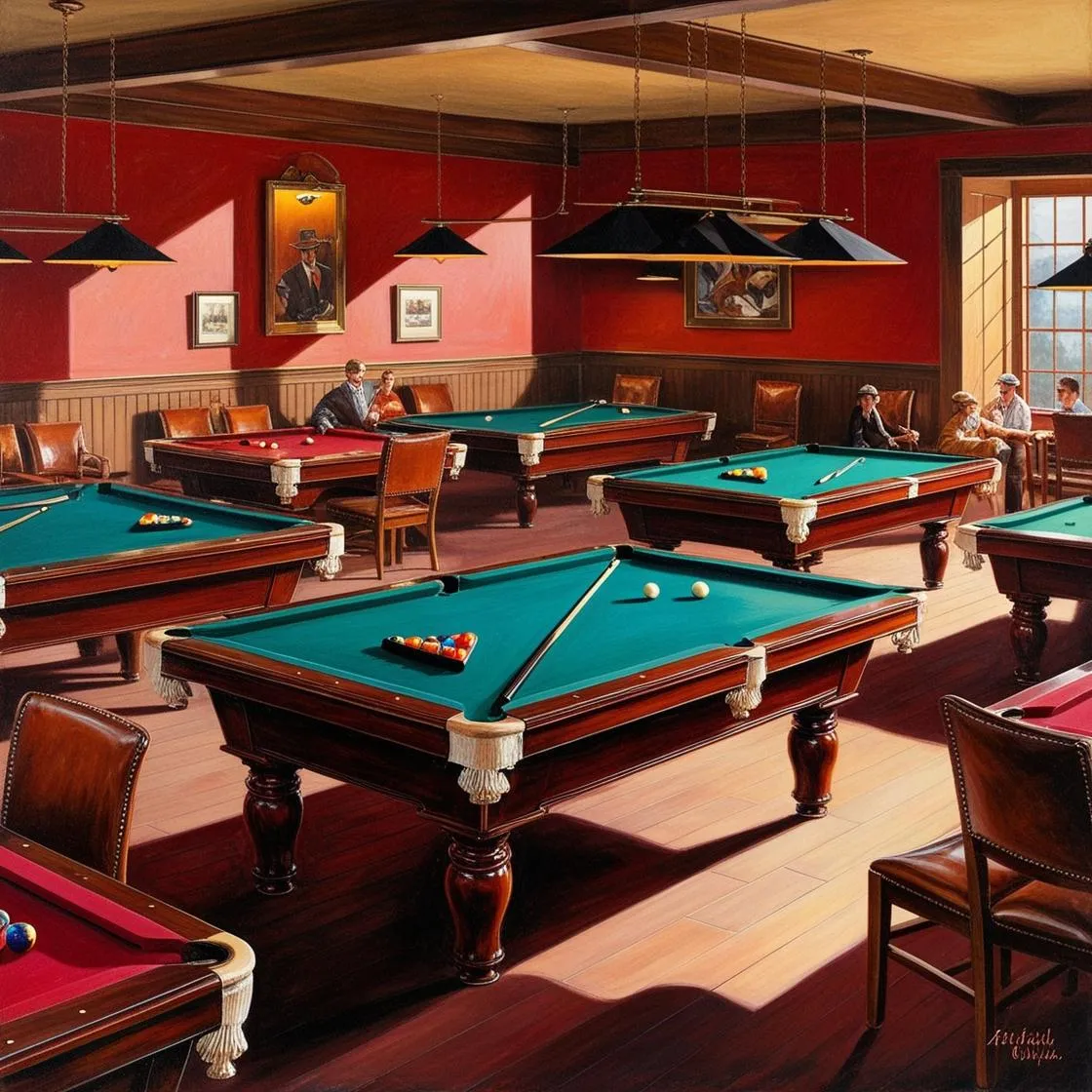 Trang trí quán bida giá rẻ