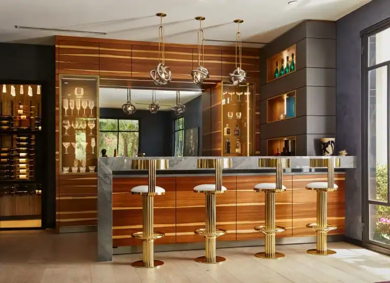 Trang trí quầy bar bếp