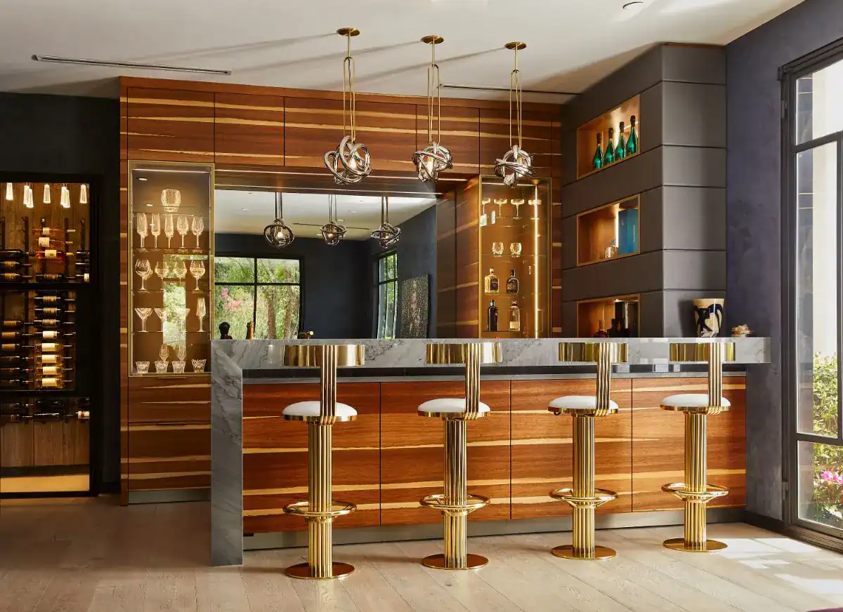 Trang tri quay bar bep
