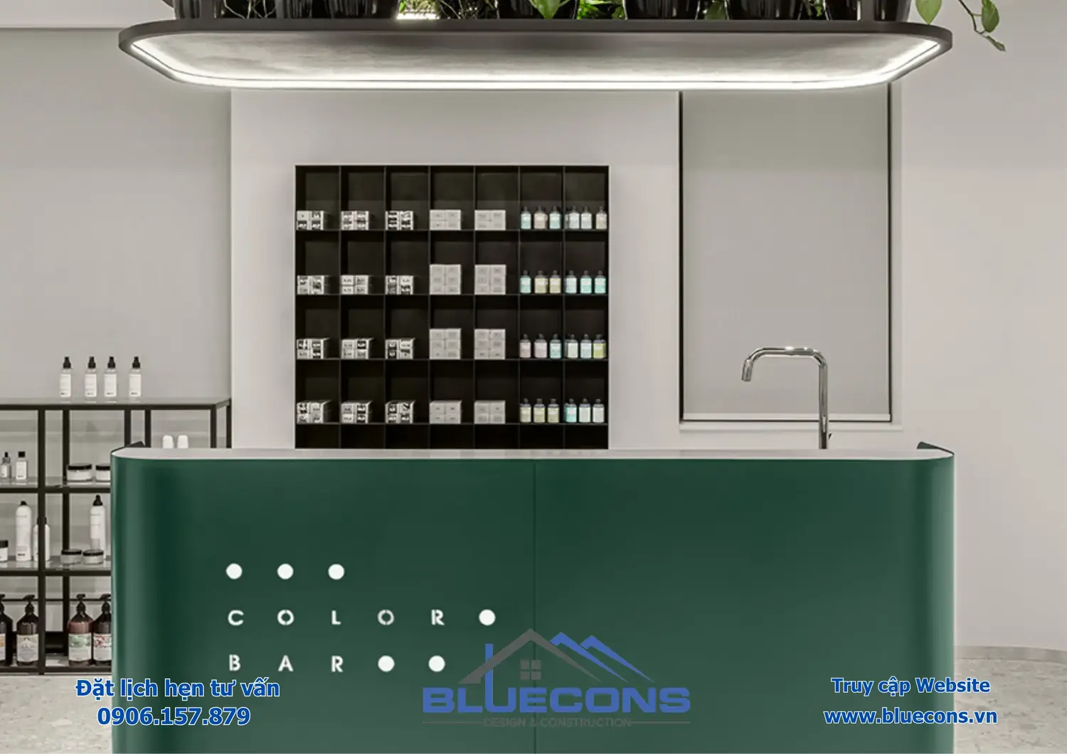 Trang trí quầy lễ tân, sảnh quầy lễ tân thịnh hành nhất năm 2024