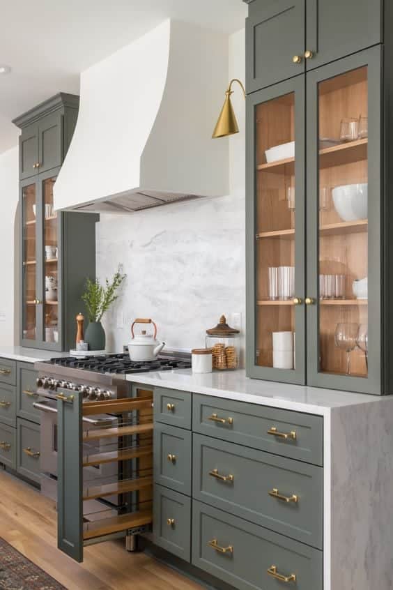 Tủ bếp HDF hiện đại 5 Tủ bếp HDF hiện đại 5