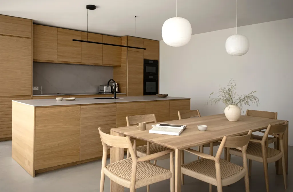 Tủ bếp gỗ plywood 3 Tủ bếp gỗ plywood 3