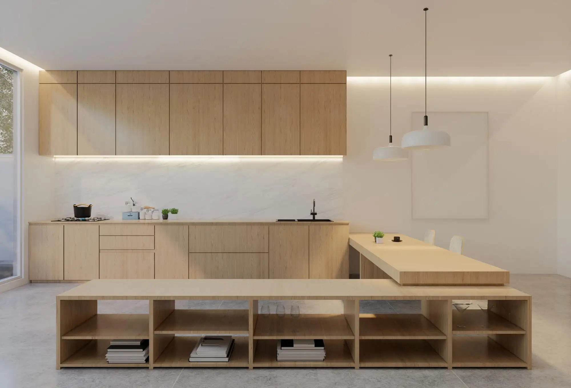 Tủ bếp gỗ plywood 4 Tủ bếp gỗ plywood 4