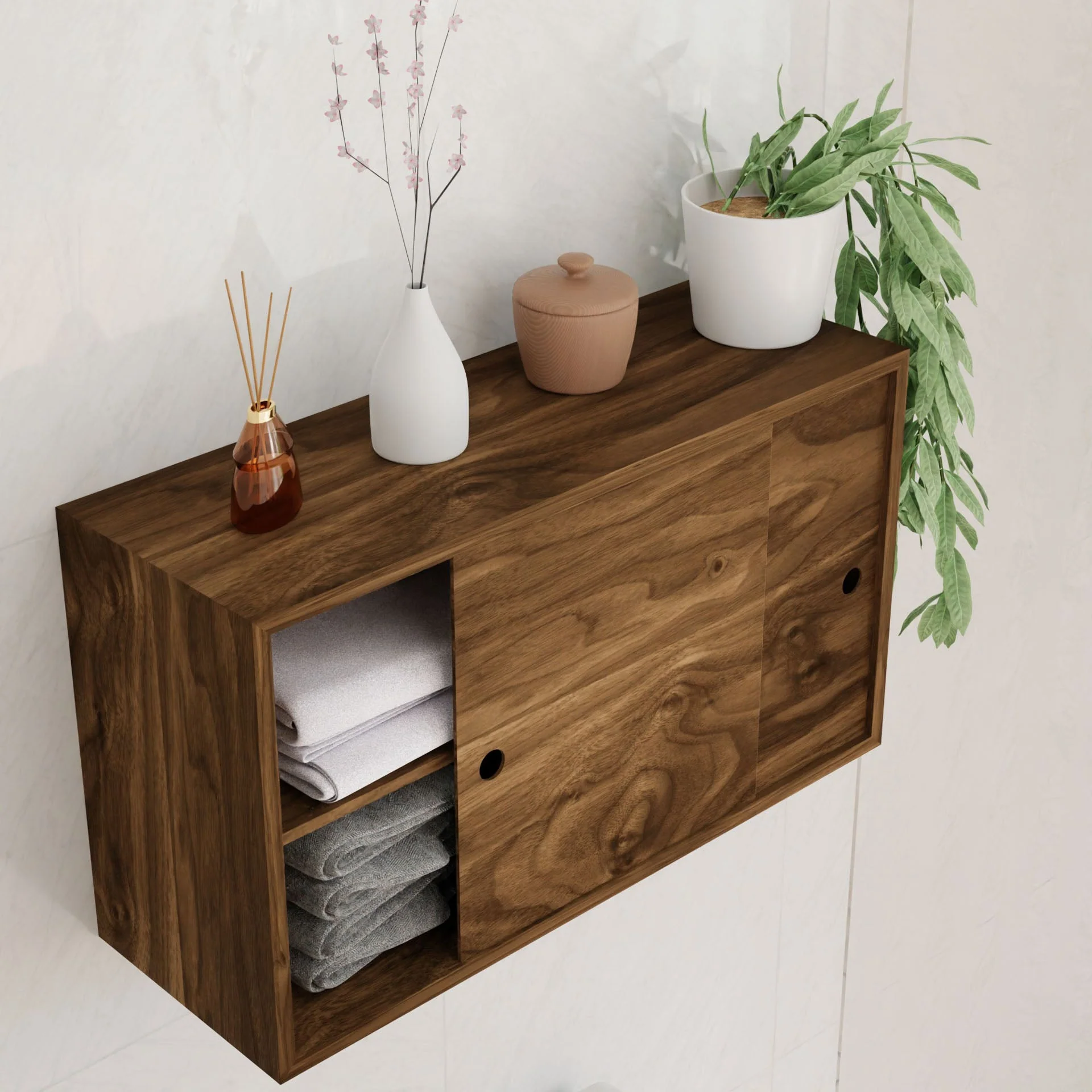 Tủ đựng đồ gỗ HDF cho cửa hàng 5 Tủ đựng đồ gỗ HDF cho cửa hàng 5