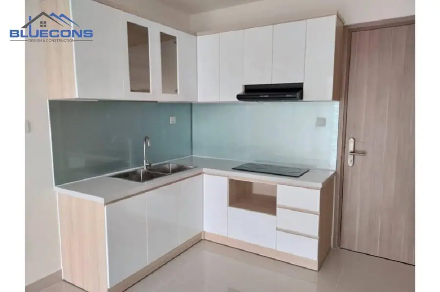 Đóng kệ gỗ theo yêu cầu giá rẻ TPHCM - Miễn Phí Tư Vấn & Thiết Kế 5 Tủ kệ bếp gỗ đẹp