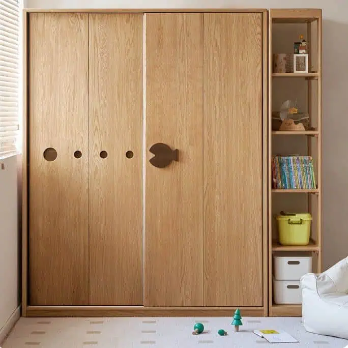 Tủ quần áo gỗ HDF 5 Tủ quần áo gỗ HDF 5