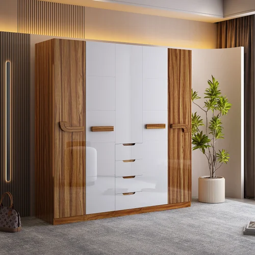 Tủ quần áo gỗ MDF chất lượng cao 2 Tủ quần áo gỗ MDF chất lượng cao 2