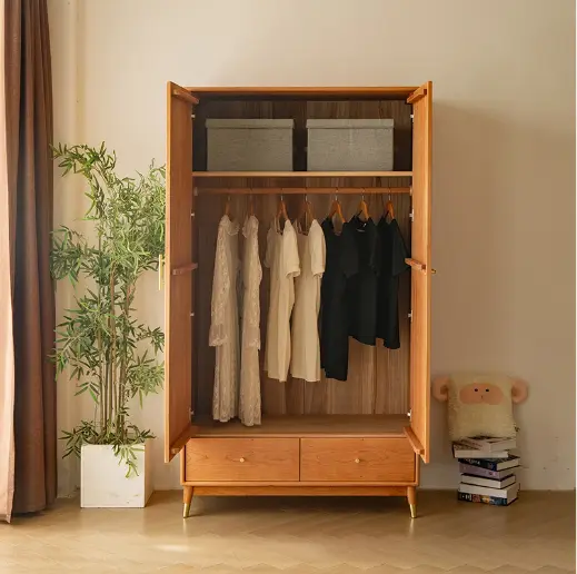 Tủ quần áo gỗ MDF chất lượng cao 4 Tủ quần áo gỗ MDF chất lượng cao 4