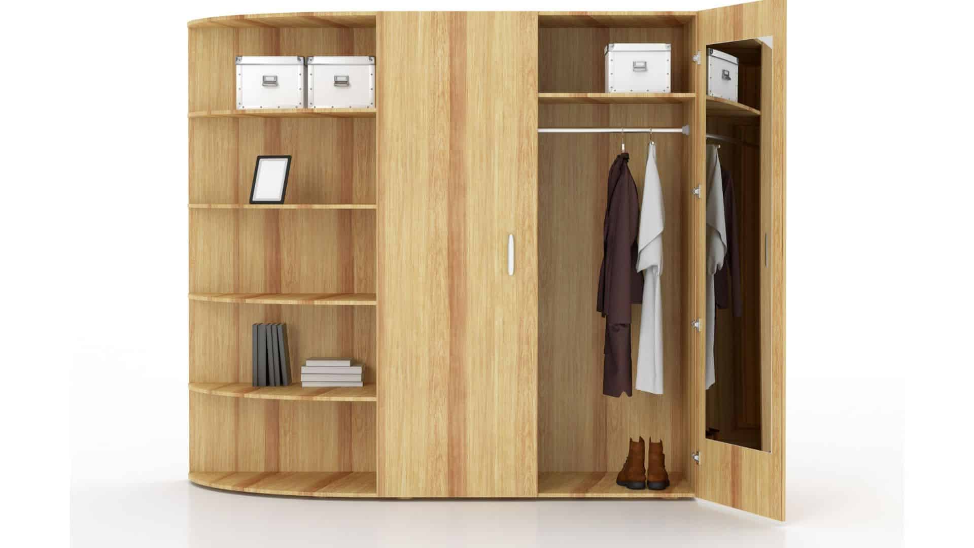 Tủ quần áo gỗ plywood bền đẹp 3 Tủ quần áo gỗ plywood bền đẹp 3