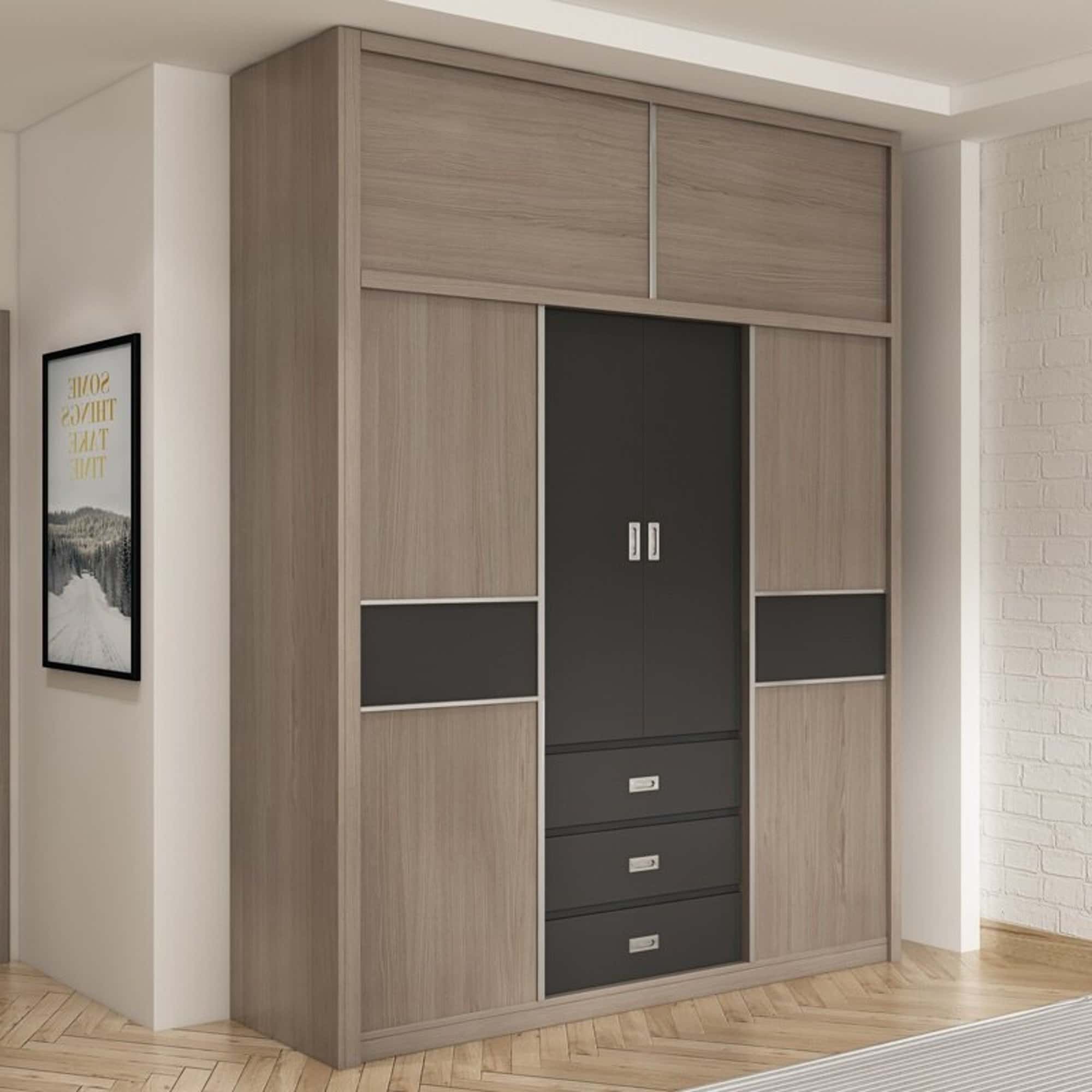 Tủ quần áo gỗ plywood chất lượng 3