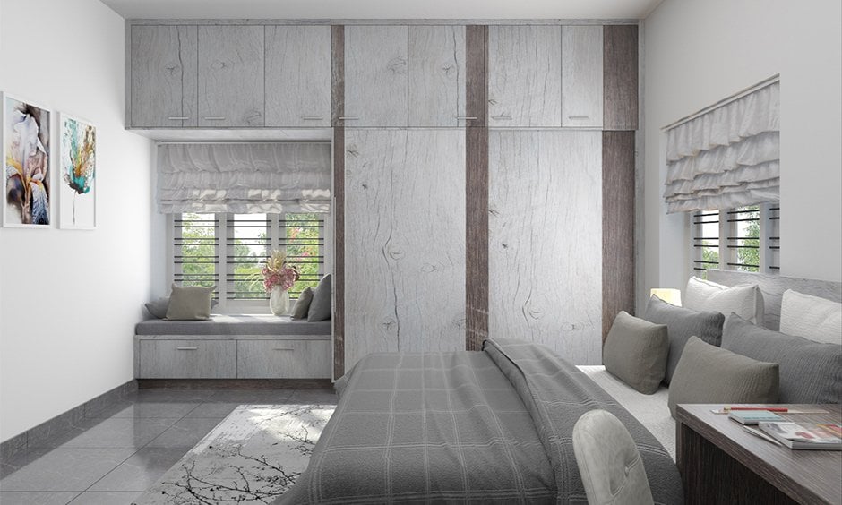 Tủ quần áo gỗ plywood hiện đại 5