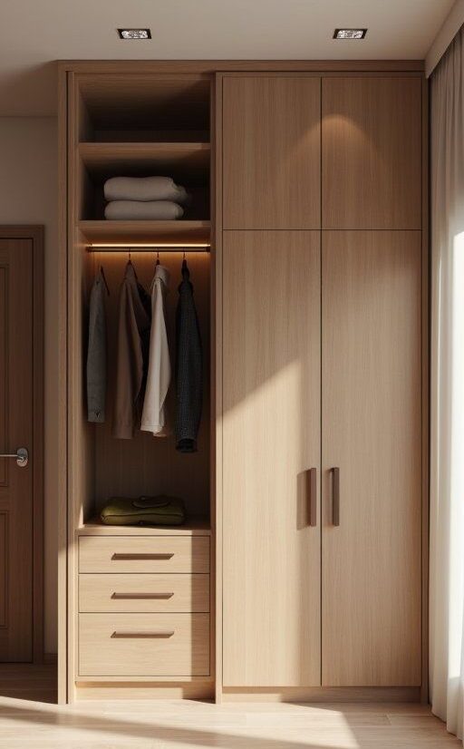 Tủ quần áo plywood (2) Tủ quần áo plywood (2)