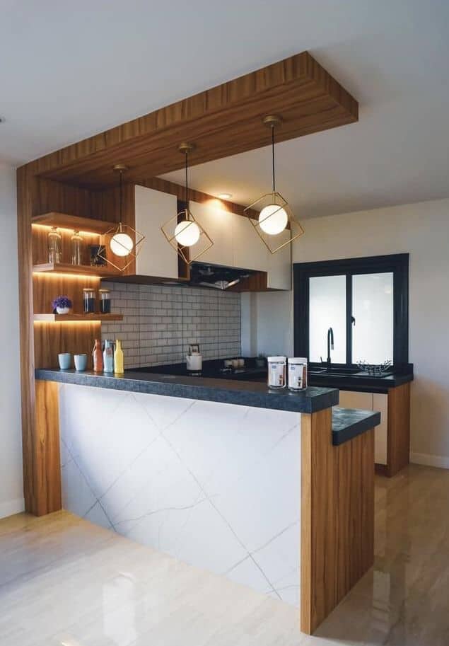 Tủ quầy bar bếp 5 Tủ quầy bar bếp 5