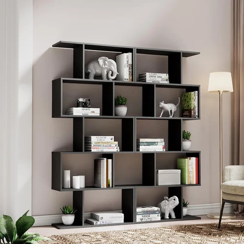 Tủ sách gỗ MDF cho văn phòng 4 Tủ sách gỗ MDF cho văn phòng 4