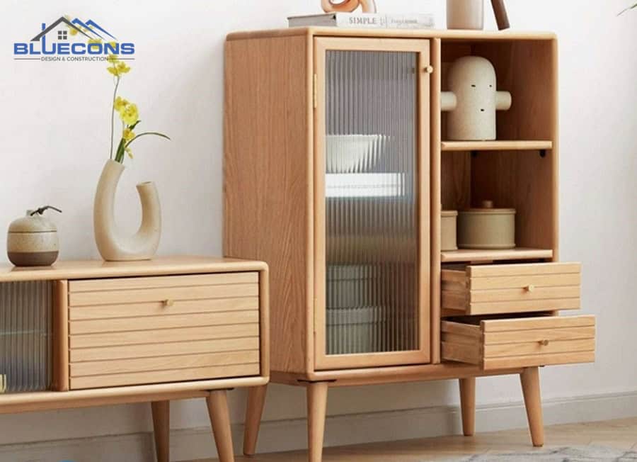 Tủ trang trí gỗ tự nhiên