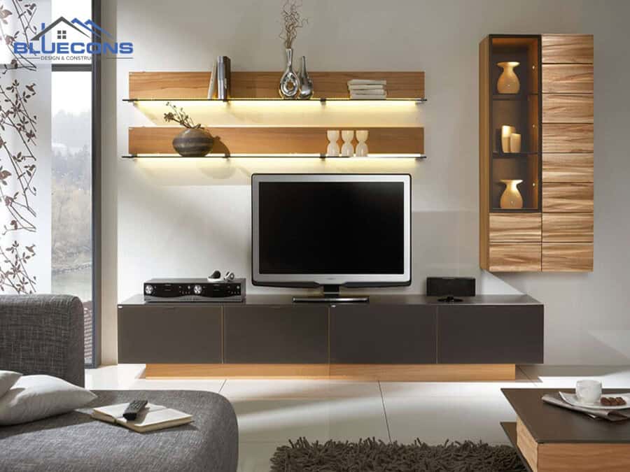Tủ treo tường phòng khách