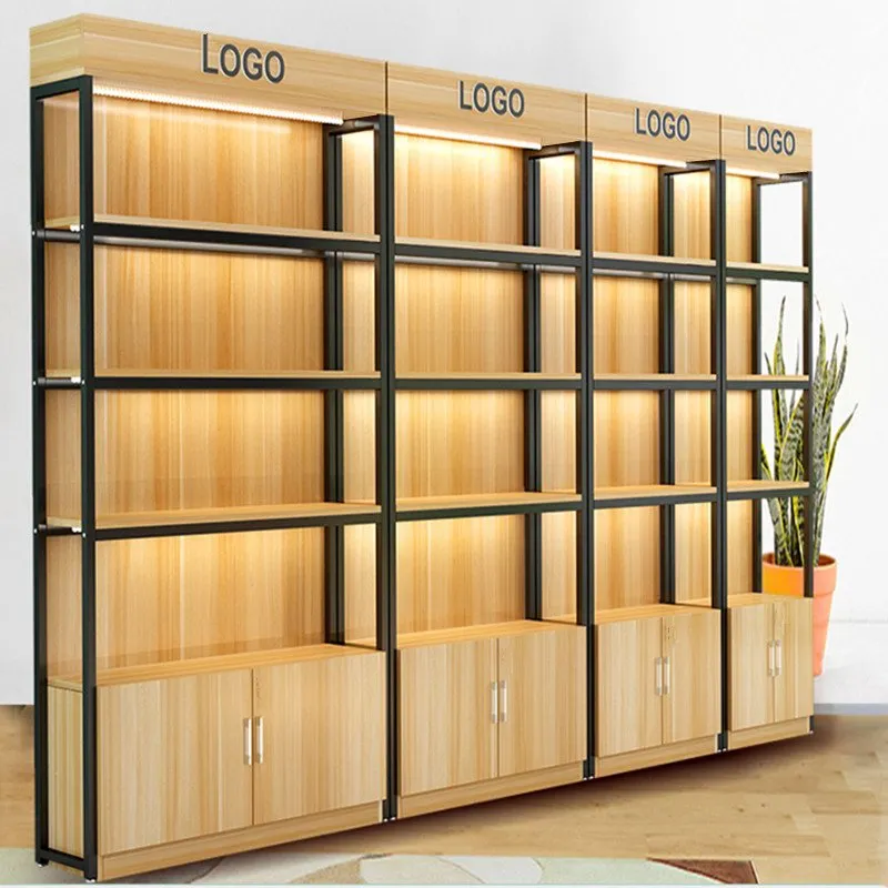 Tủ trưng bày gỗ HDF cho cửa hàng 6 Tủ trưng bày gỗ HDF cho cửa hàng 6