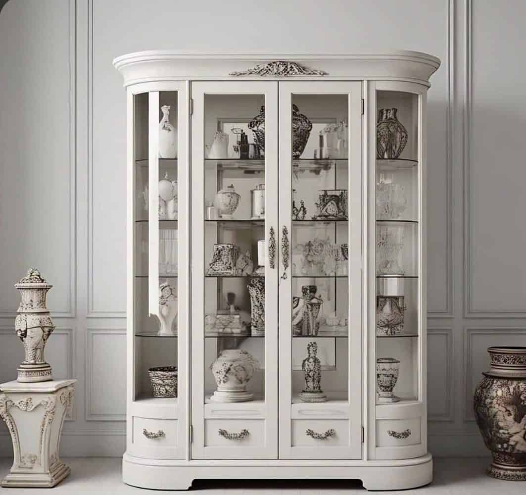Tủ trưng bày phong cách vintage 2 Tủ trưng bày phong cách vintage 2