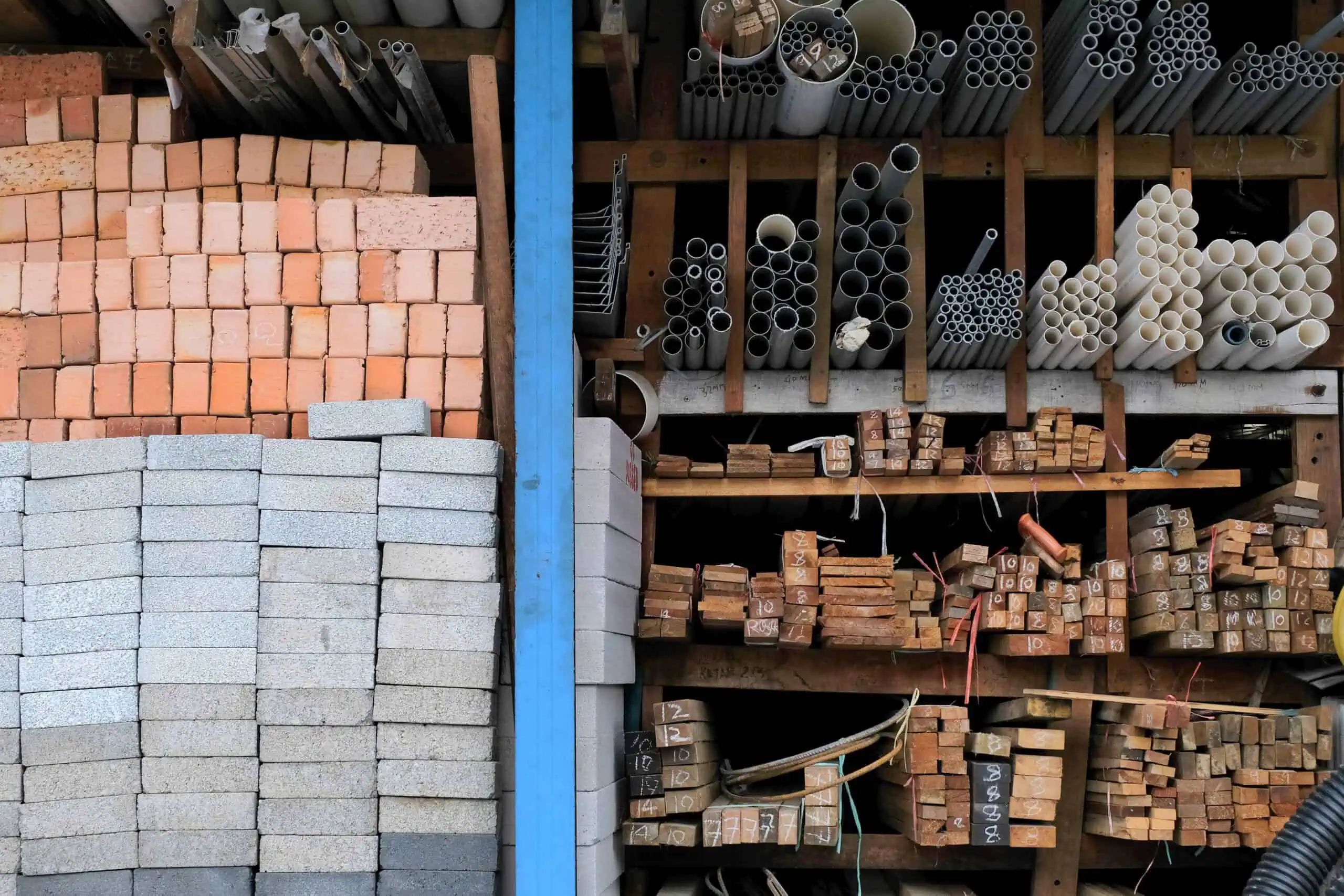 Vật tư thi công shop