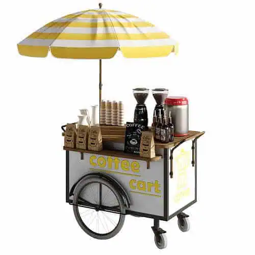 Xe bán cafe di động 2 Xe bán cafe di động 2