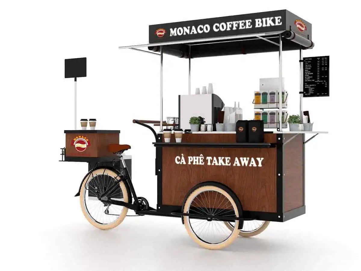 Xe bán cafe di động 4 Xe bán cafe di động 4