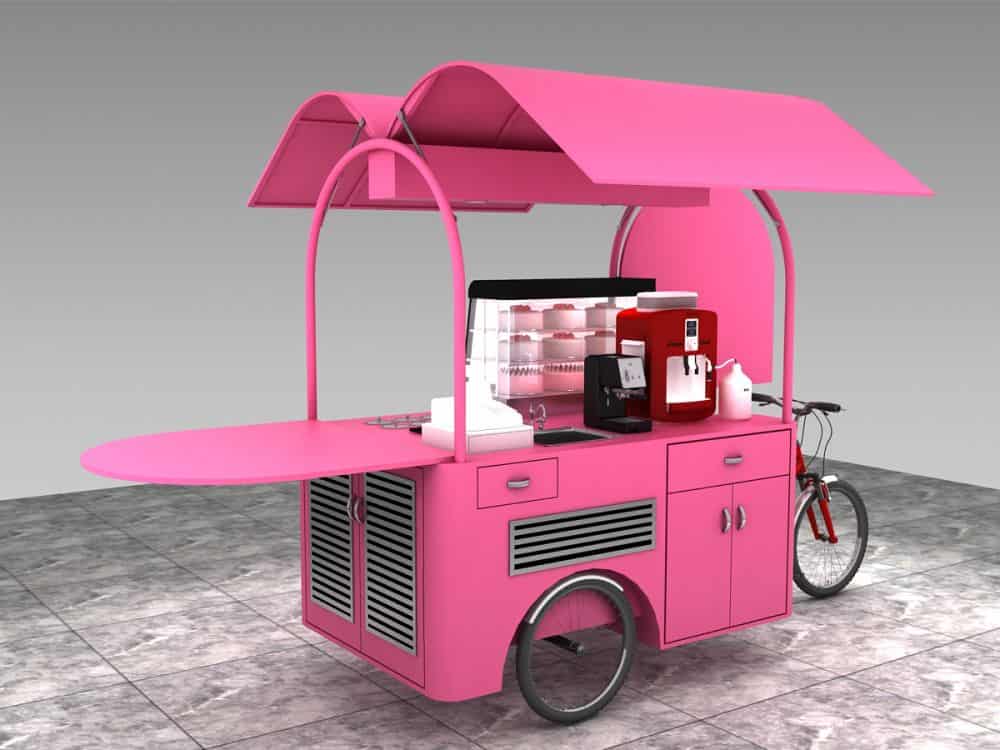 Xe cafe bán mang đi 5 Xe cafe bán mang đi 5