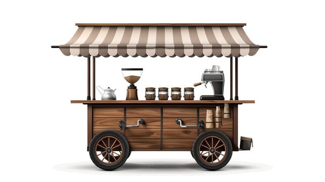 Xe cafe có mái che 5 Xe cafe có mái che 5