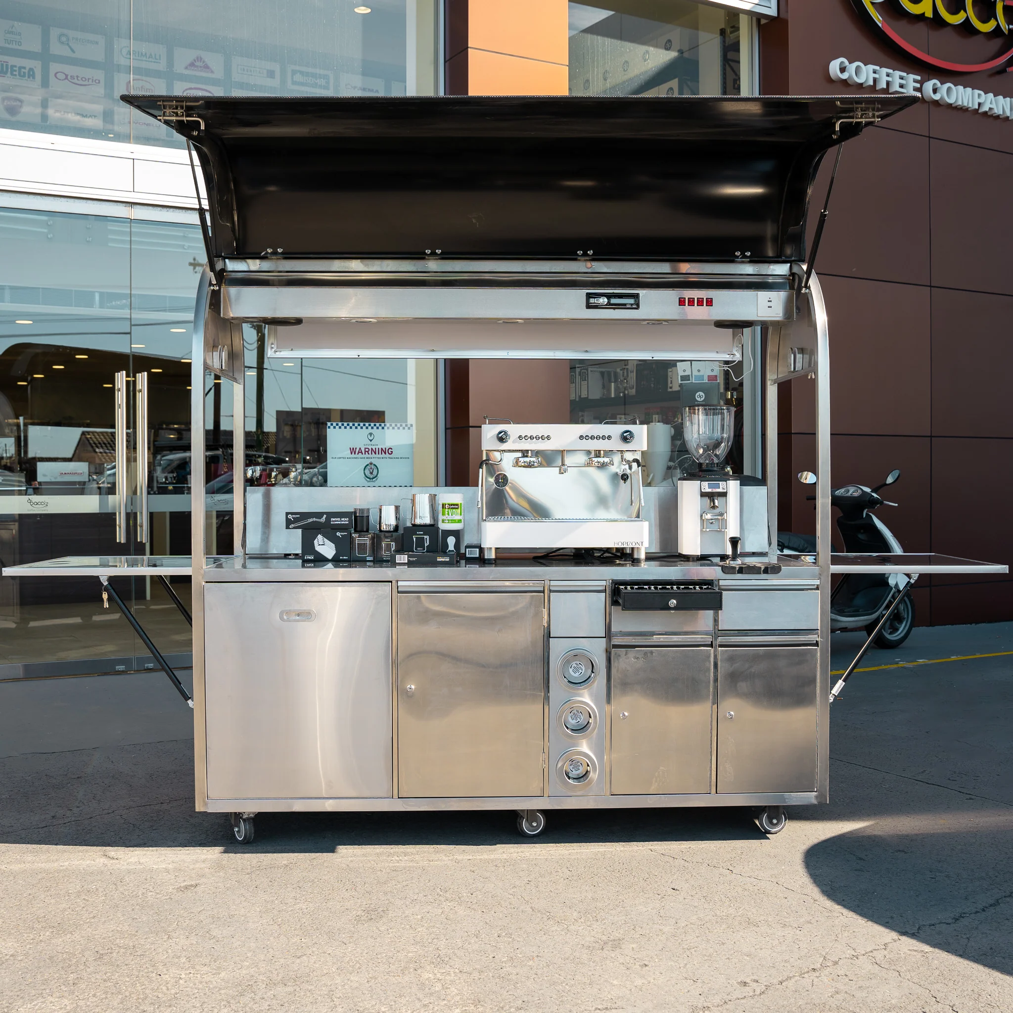 Xe cafe take away inox 4 Xe cafe take away inox 4