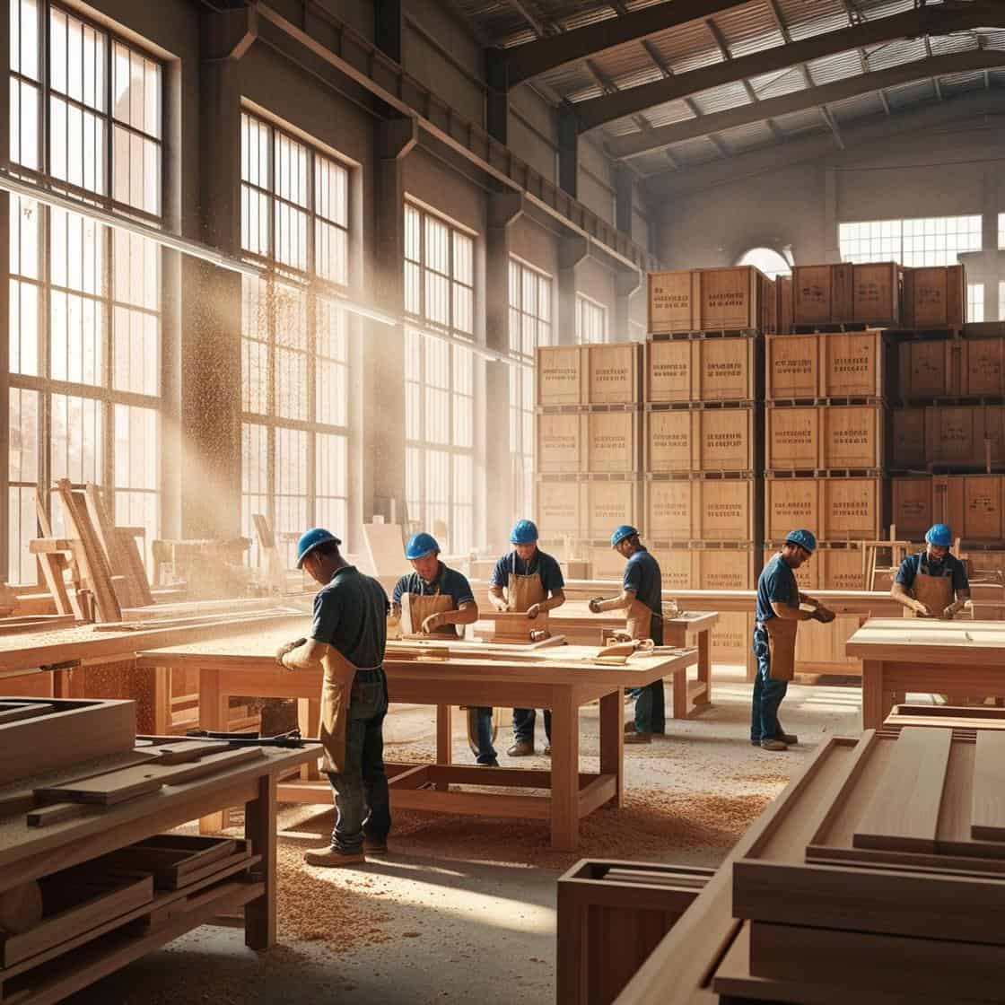 Xưởng Sản Xuất đồ Gỗ Công Nghiệp Nhận Gia Công Xuất Khẩu (4)