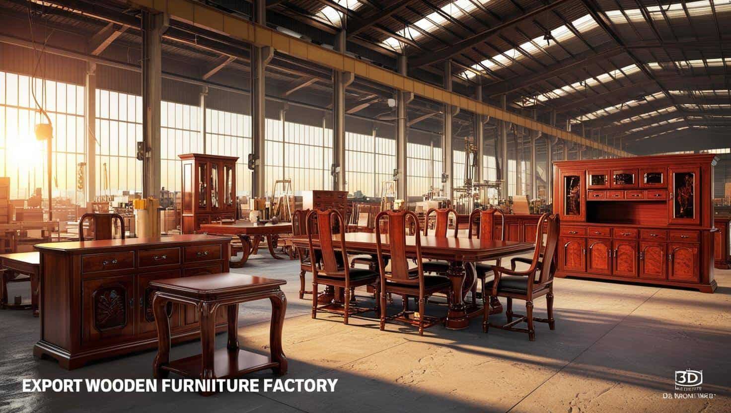 Xưởng sản xuất đồ gỗ xuất khẩu_
