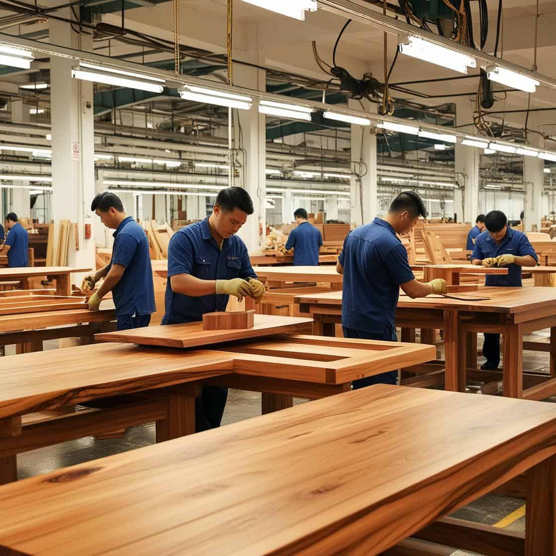 Xưởng Sản Xuất đồ Nội Thất Gỗ Công Nghiệp Chống ẩm Xuất Khẩu (3)