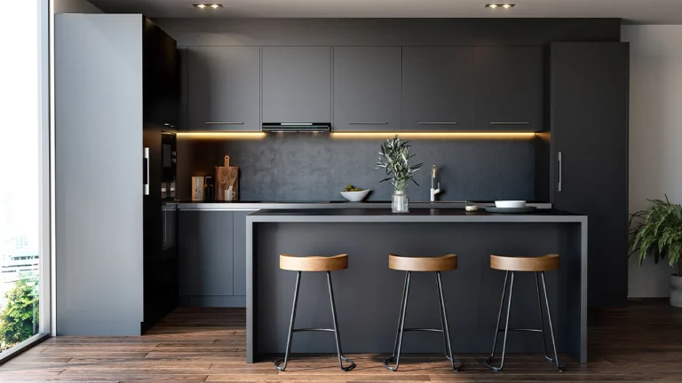 bàn ăn kết hợp quầy bar